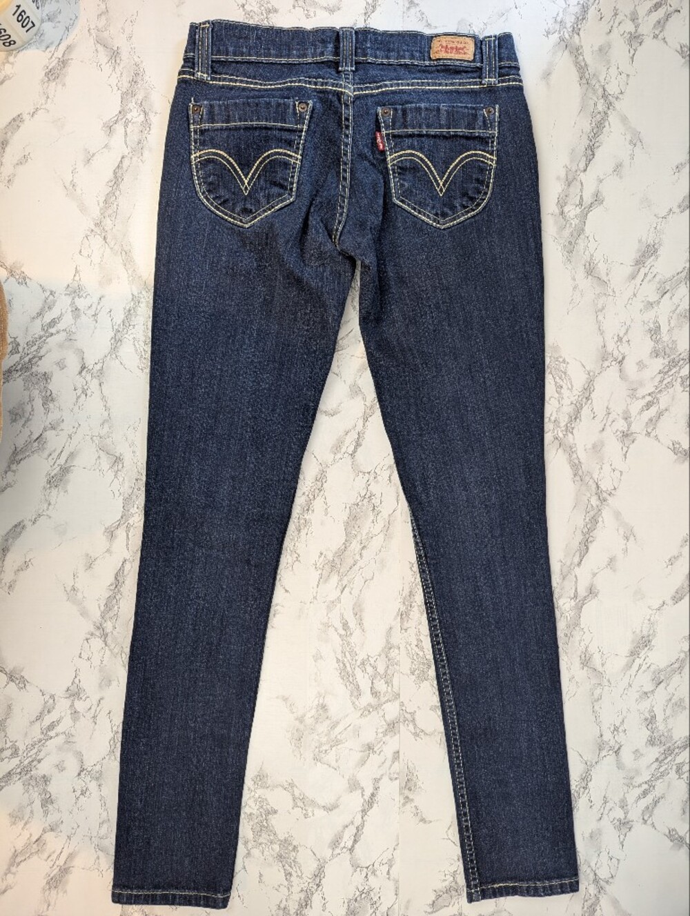 Levi’s 524 Too Superlow Skinny Jeans Dark Wash Size 5M